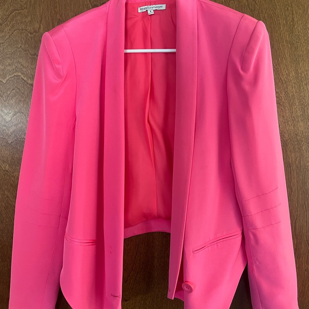 Rebecca Minkoff Bold Pink Blazer
